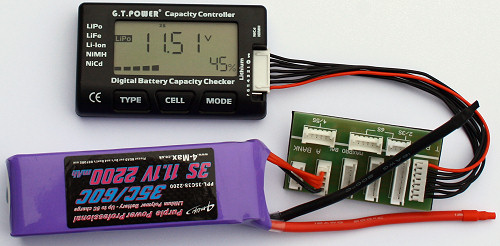 G.T. Power LiPo Capacity and Voltage Tester 