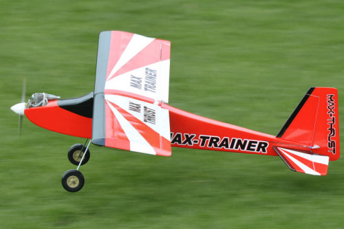 Max Thrust Trainer Pro Built - Balsa 58.3 Inch MAXB-TRNR-R