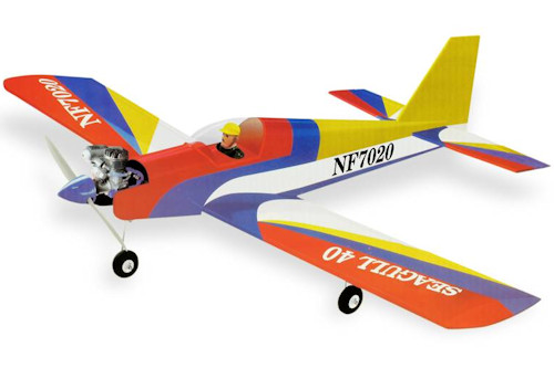 Seagull 40 Low Wing Trainer (ARTF) BNF Basic (SEA-10)