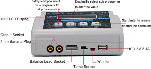 HTRC C150 Dual Input  Charger