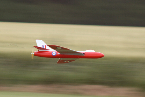 Brushless Electric Setup for the Nigel Hawes Hawker Hunter