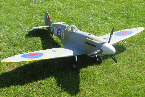 Electric setup for Supermarine Spitfire Mk14 Vic Smeed