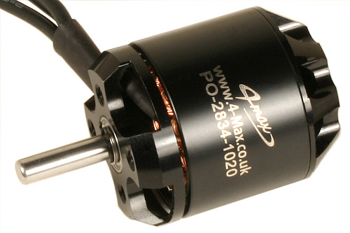 PO-2834-1020 Brushless Outrunner motor from 4-Max