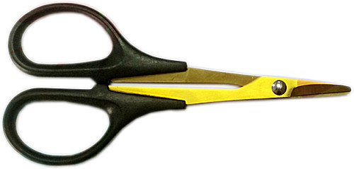 Curved Titanium Alloy Scissors
